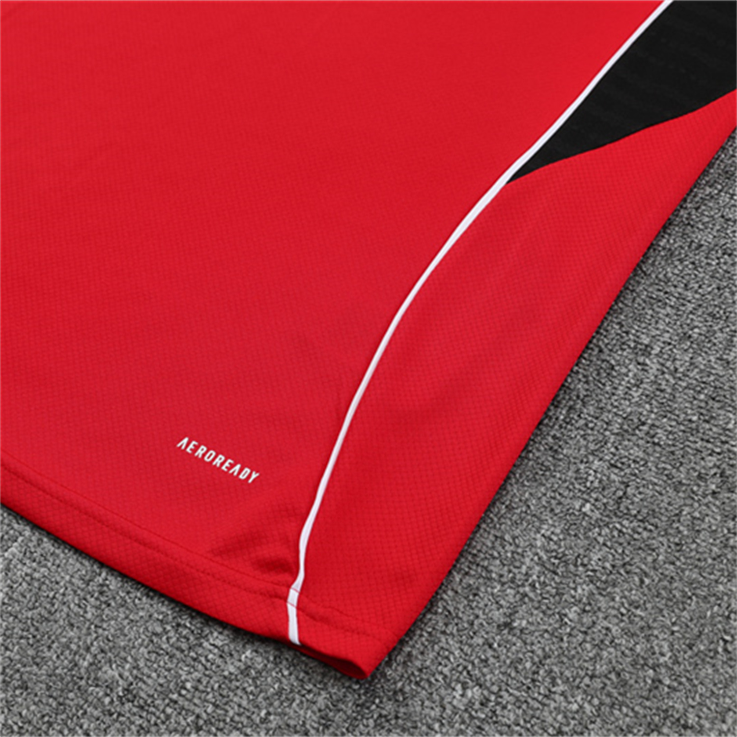 UltraTrikot-Manchester United 25-26 Short-Sleeve Training Set - Red Top & Black Shorts