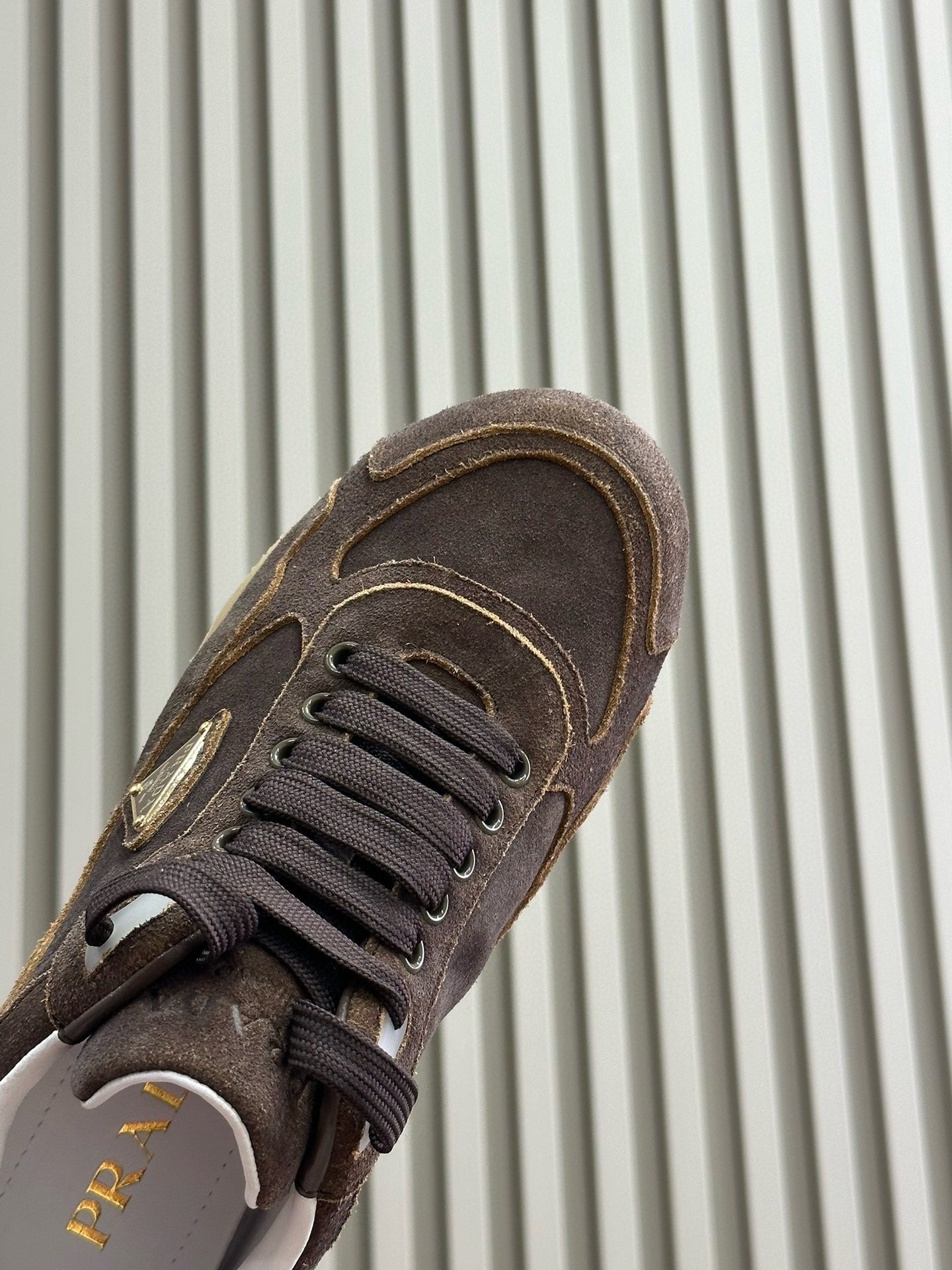 PRA TRAIL FADED SUEDE SNEAKERS BROWN、mysite、Cacoeks