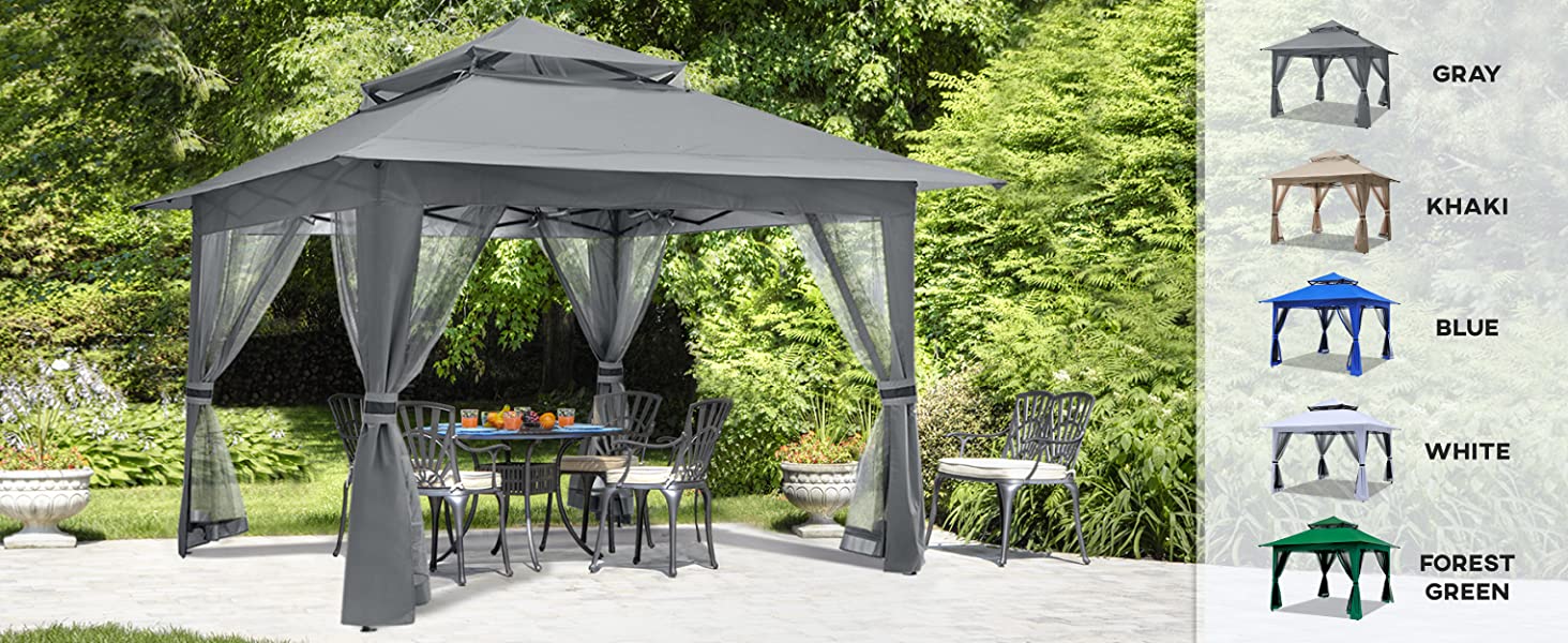 gray gazebo