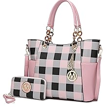 Checker Tote Bag Set Shoulder Bag Handbag