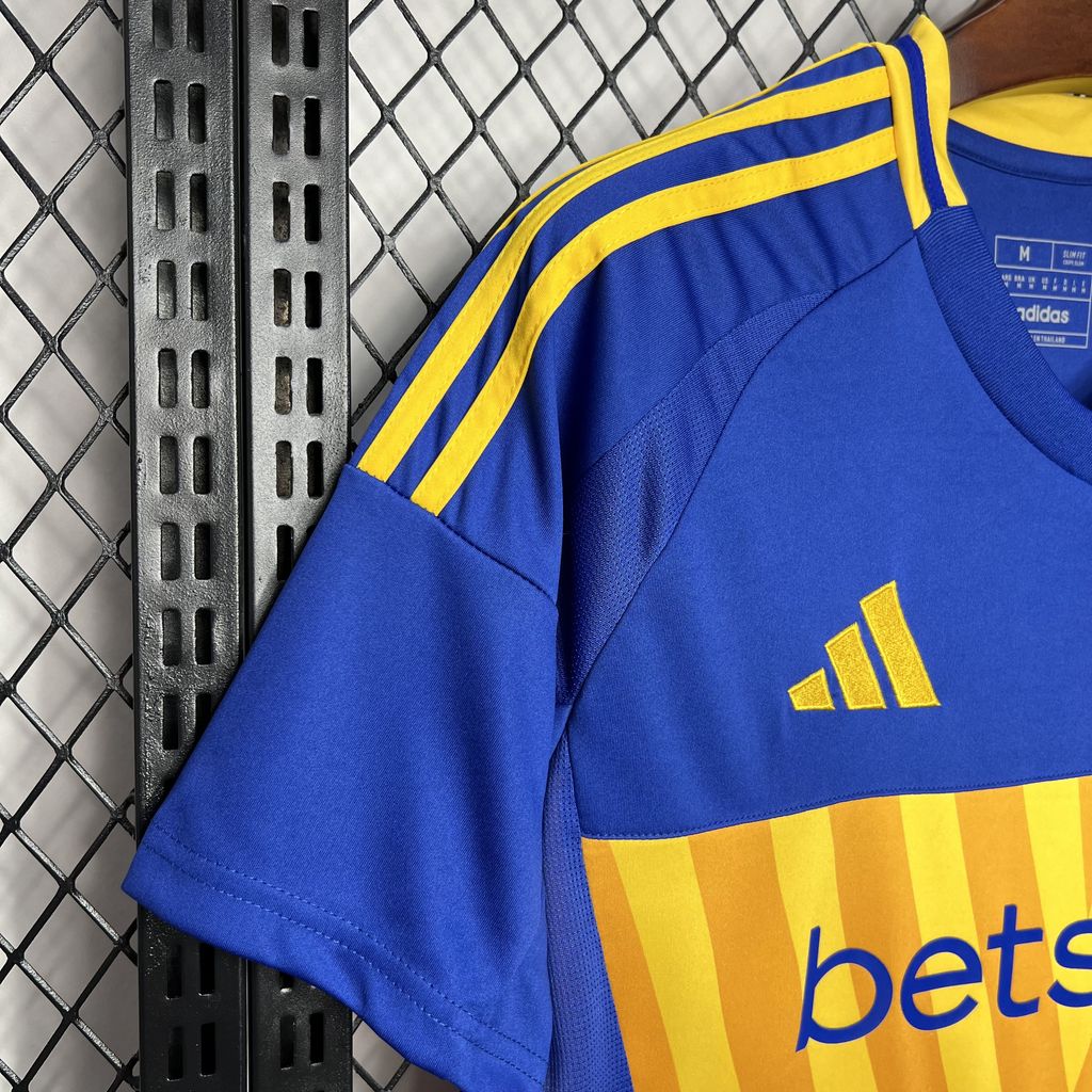 JerseysGala.com | Boca Juniors 24-25 Home Stadium Jersey - Fans Version -Customize Name, Number and Patch | Worldwide Shipping