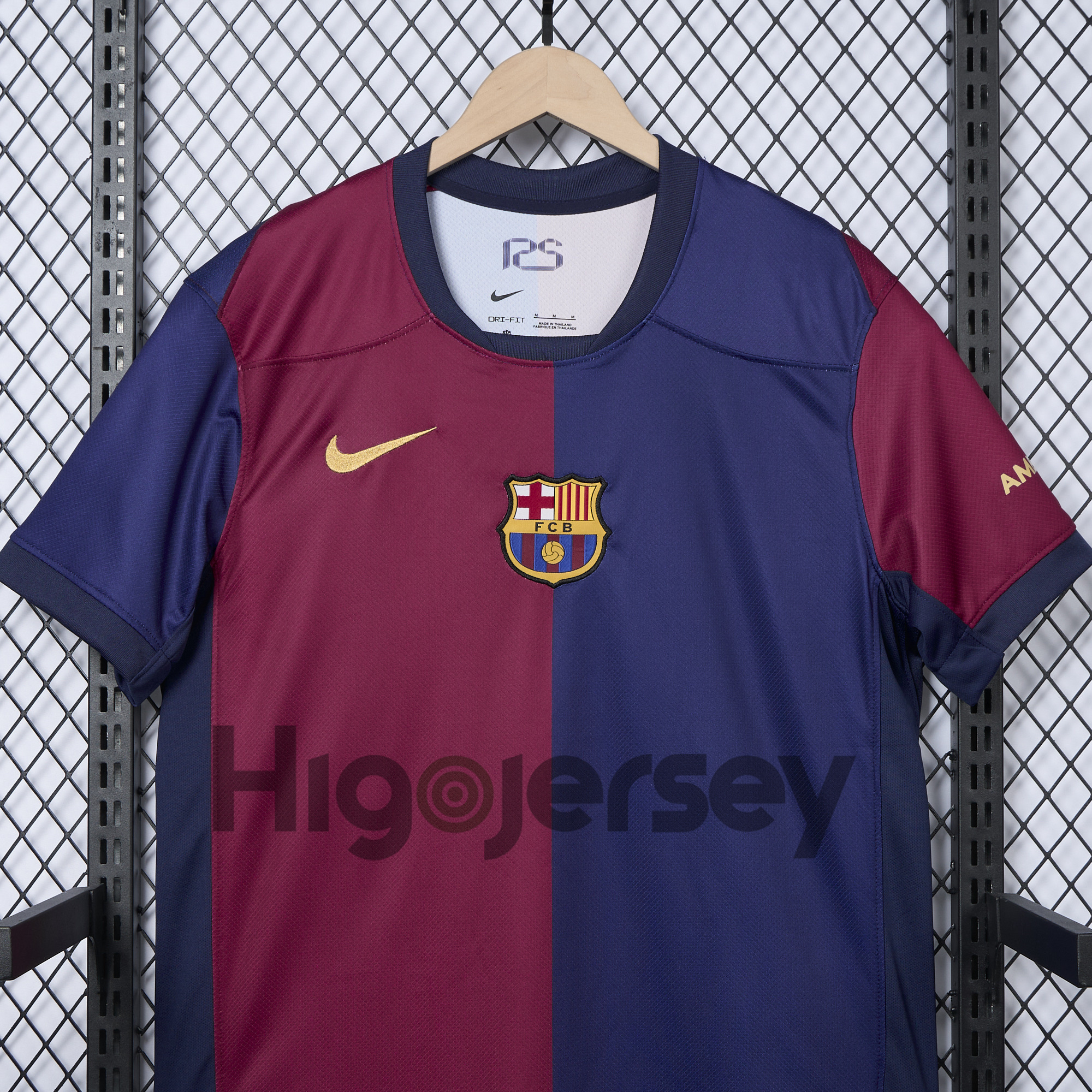 Higojerseys-Barcelona 24-25 Home Unsponsored Jersey - Fans Version