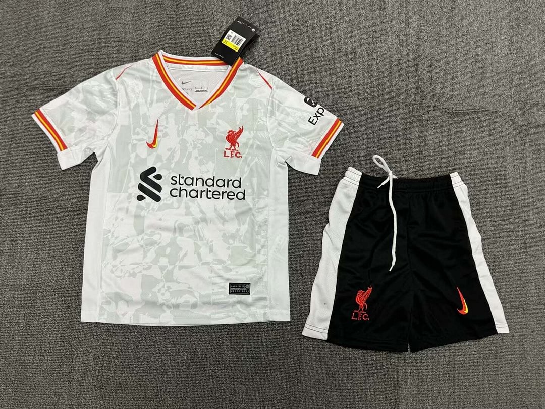 24/25 Liverpool Third Away Soccer Jersey Kids Size Suit Children’s Liverpool shirts-mysite Custom Football Kit- Nextkits