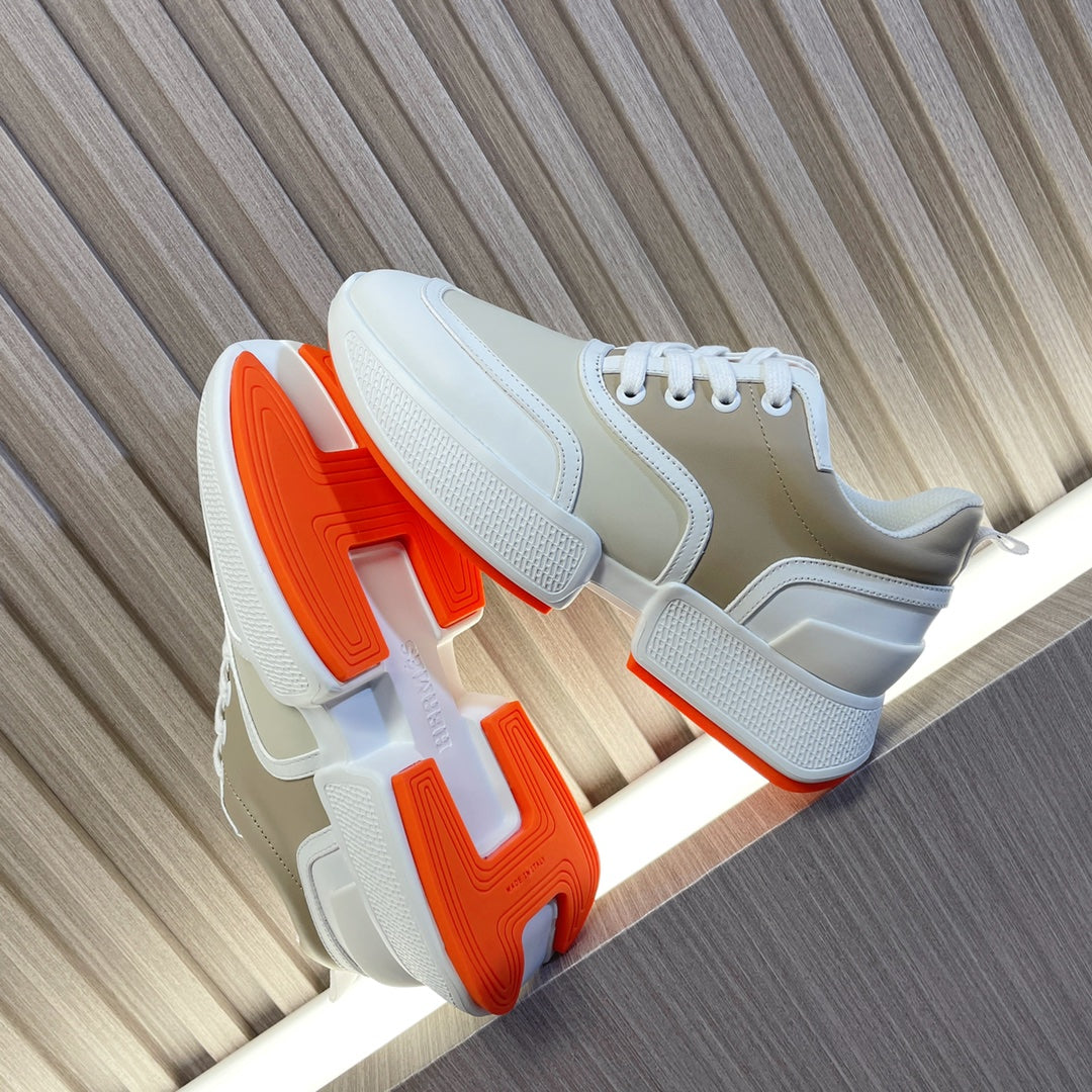 GIGA SNEAKER BEIGE MIX WHITE CALFSKIN、mysite、Cacoeks