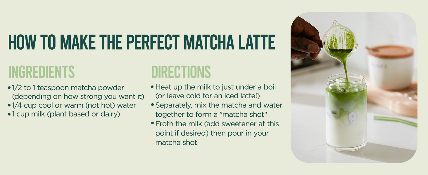 Matcha Latte Recipe