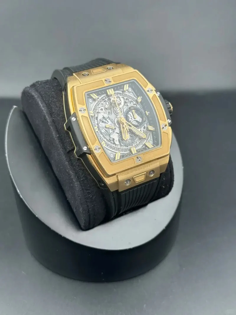 Hublot Big Bang Ref. 642.VX.0130.RX Super Clone Watch – Titanium Black Carbon Fiber Dial Rubber Strap Fake Replica
