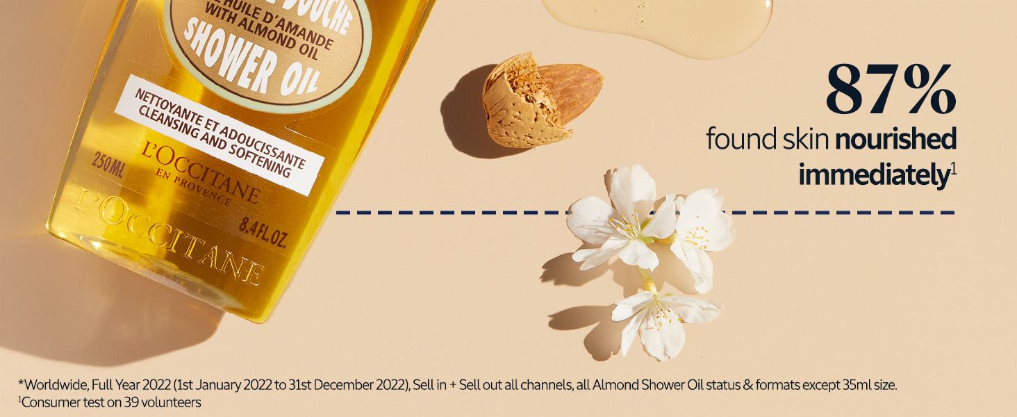 L'Occitane, Almond Shower Oil, Shower, Oil