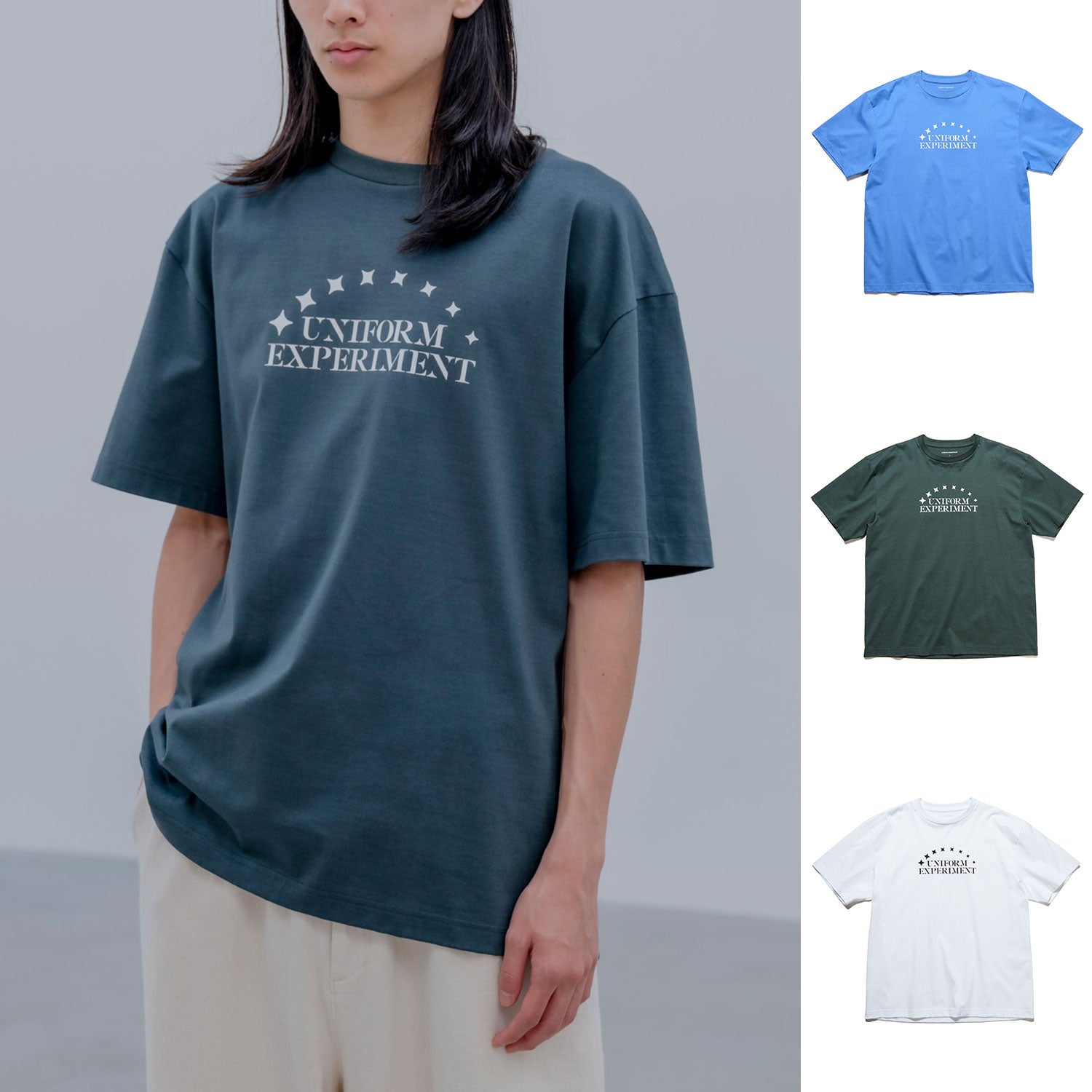 uniform experiment 25S/S STENCIL LOGO TEE  UE-250040 