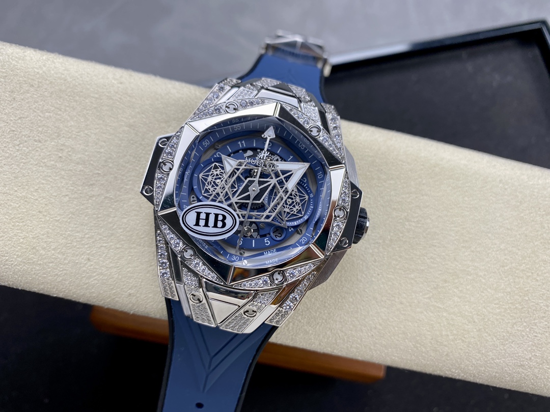 Hublot Big Bang Sang Bleu II Titanium 418.NX.5107.RX.1604.MXM20-fasswatch