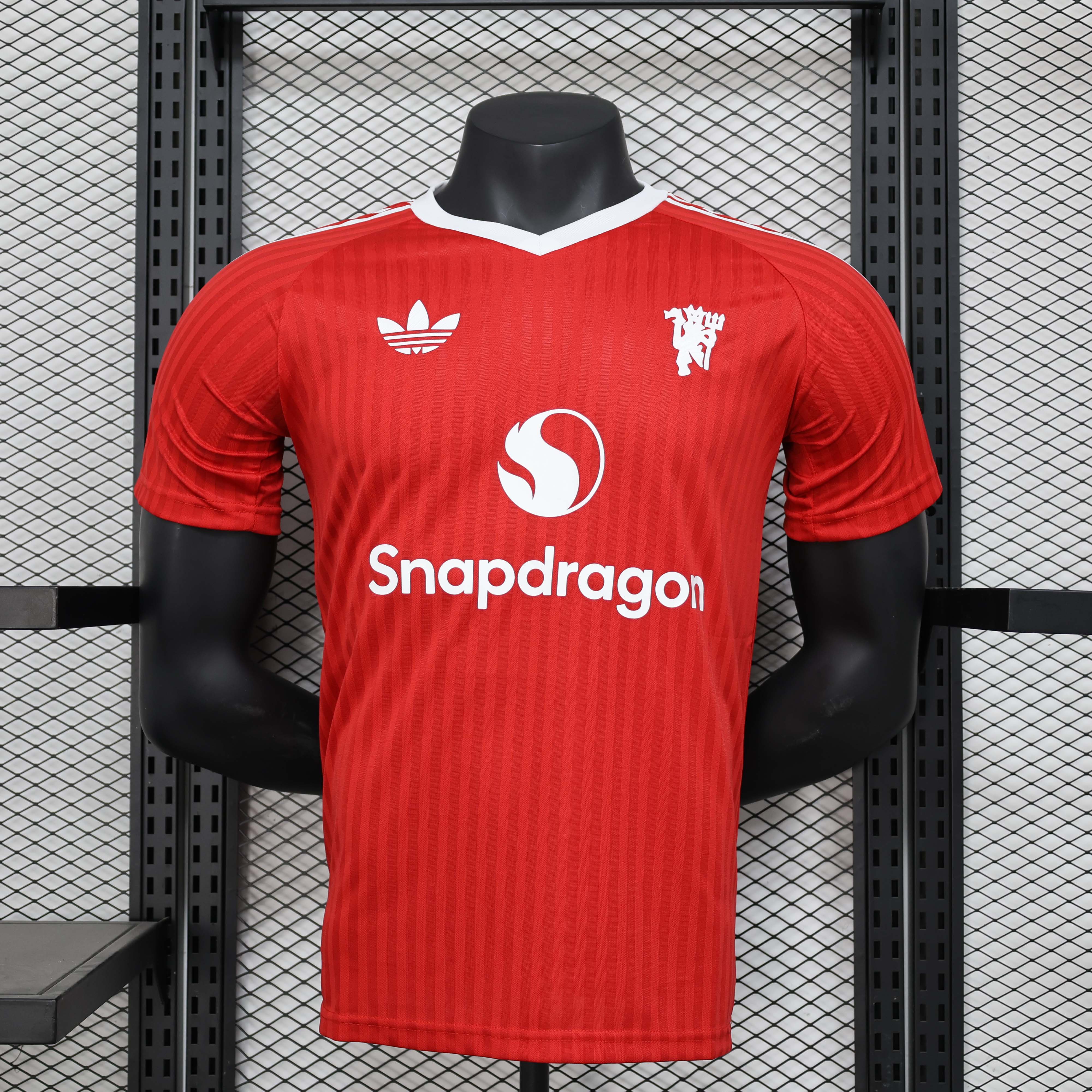 2024/2025 Player Version Manchester United Special Edition Red Football Shirt 1:1 Thai Quality:football jersey mysite: unitedjerseyfootball 邓江浪:football
