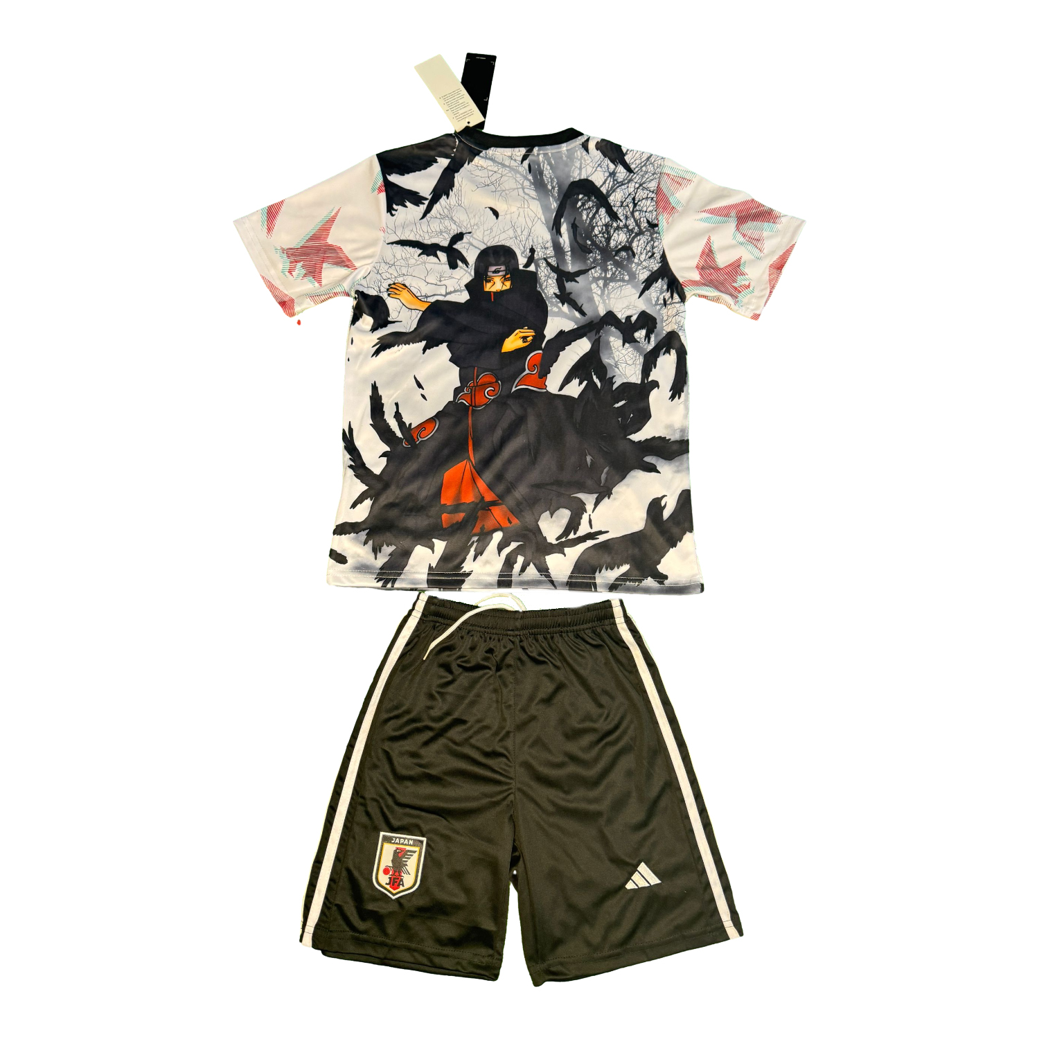 UltraTrikot-Japan 25-26 Uchiha Itachi White And Black Special Kids Kit