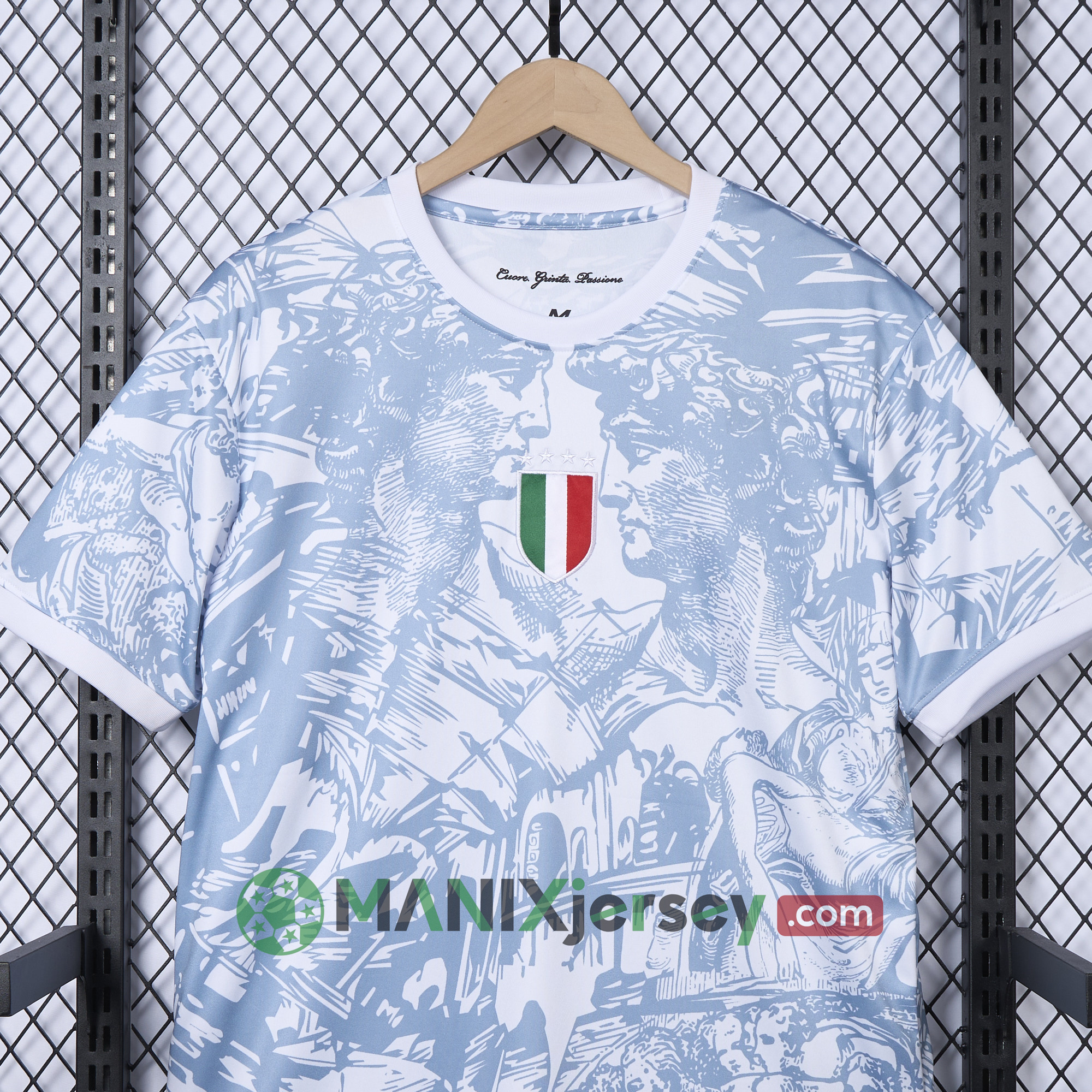 ManixJersey.com | Italy 2024 White Special Edition Jersey - Fans Version -Customize Name, Number and Patch | Worldwide Shipping