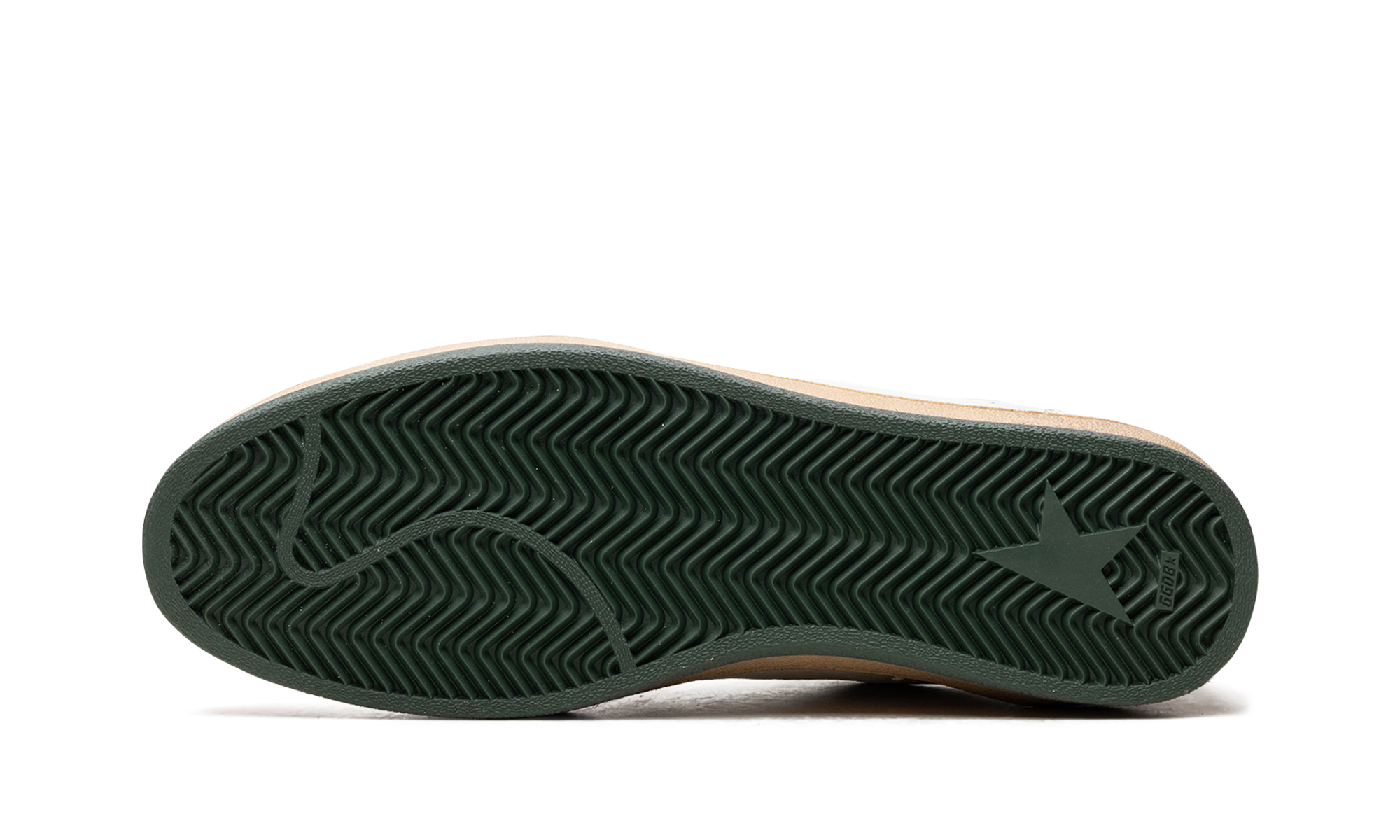 BALLSTAR NAPPA UPPER MATT LEATHER STAR CRACK TOE "WHITE GREEN"、mysite、Cacoeks