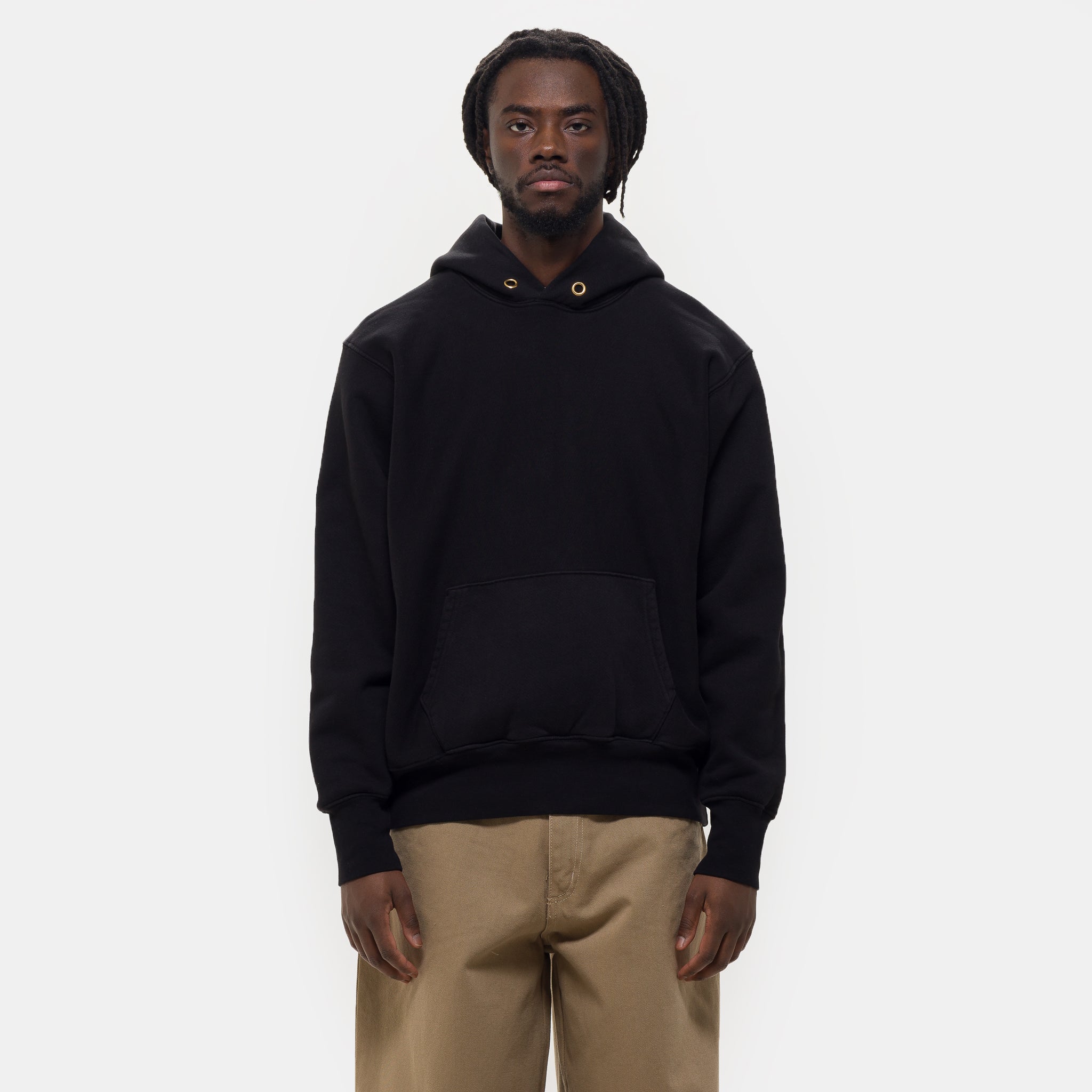 Heavyweight Hoodie in Jet Black