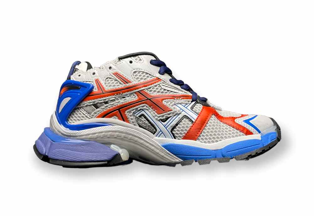 Balenciaga Runner Trainer In Silver Blue Red、mysite、Cacoeks
