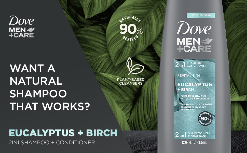 Eucalyptus and Birch 2n1 Shampoo and Conditioner