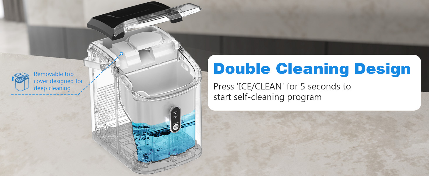 self cleaning ice maker