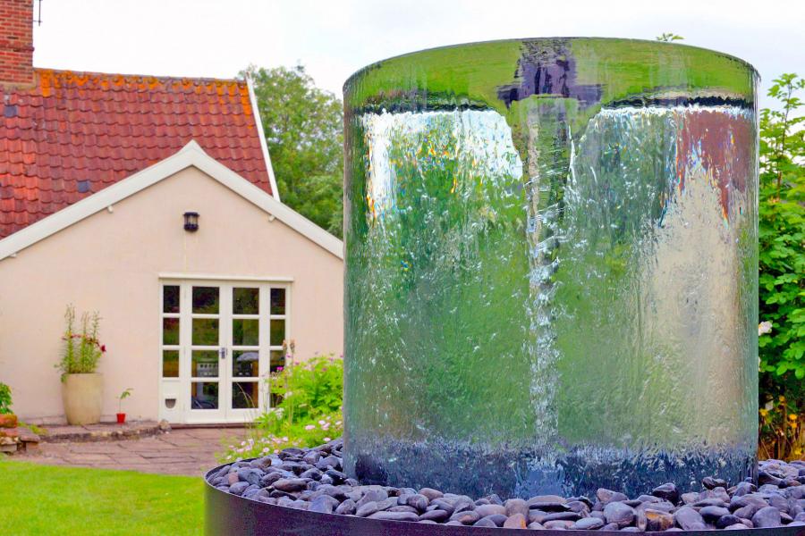 Endless Vortex Water Fountain Yard or Garden Water Feature