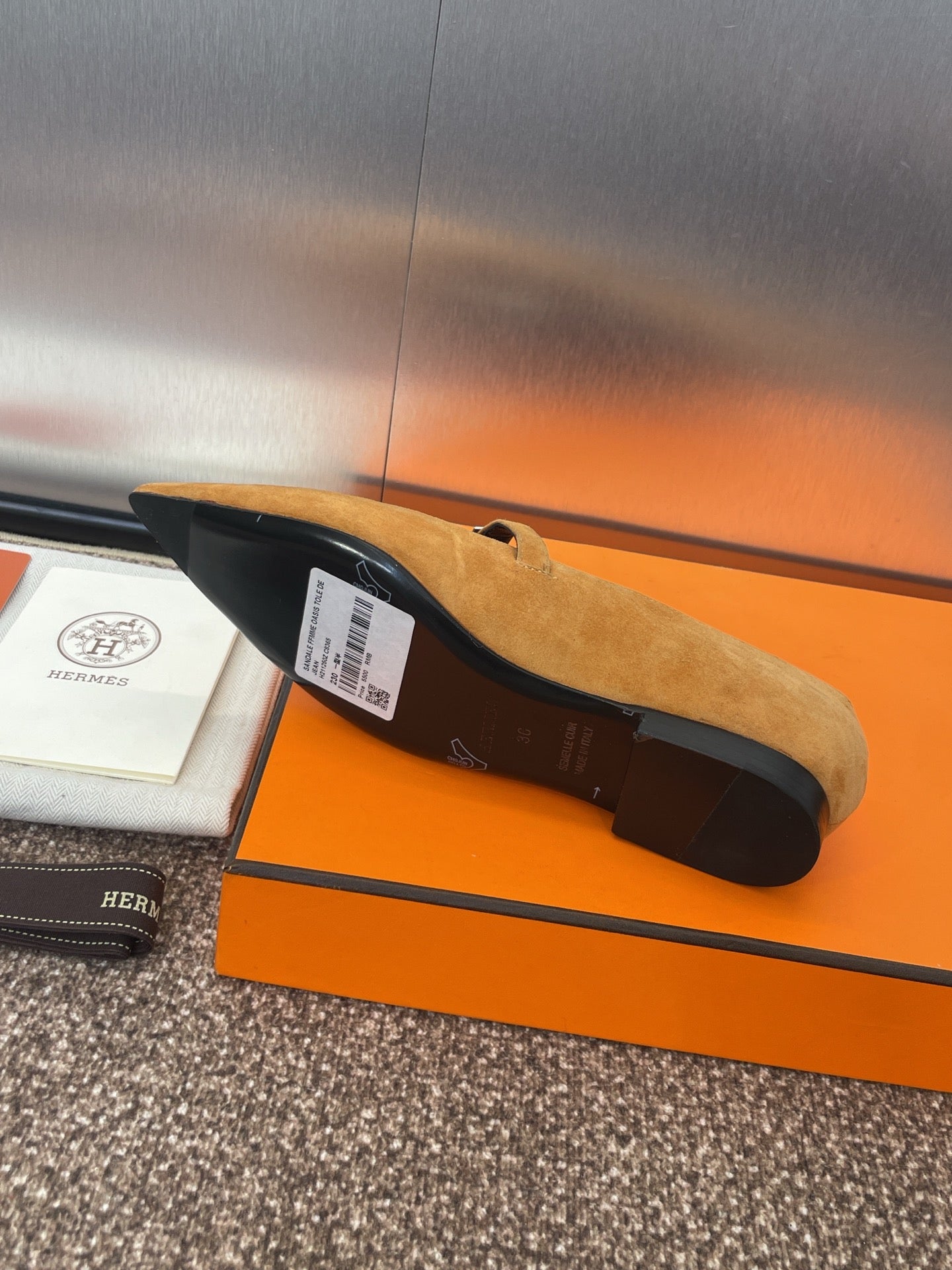 KIARA FLAT PUMP IN BRONZE BROWN SUEDE、mysite、Cacoeks