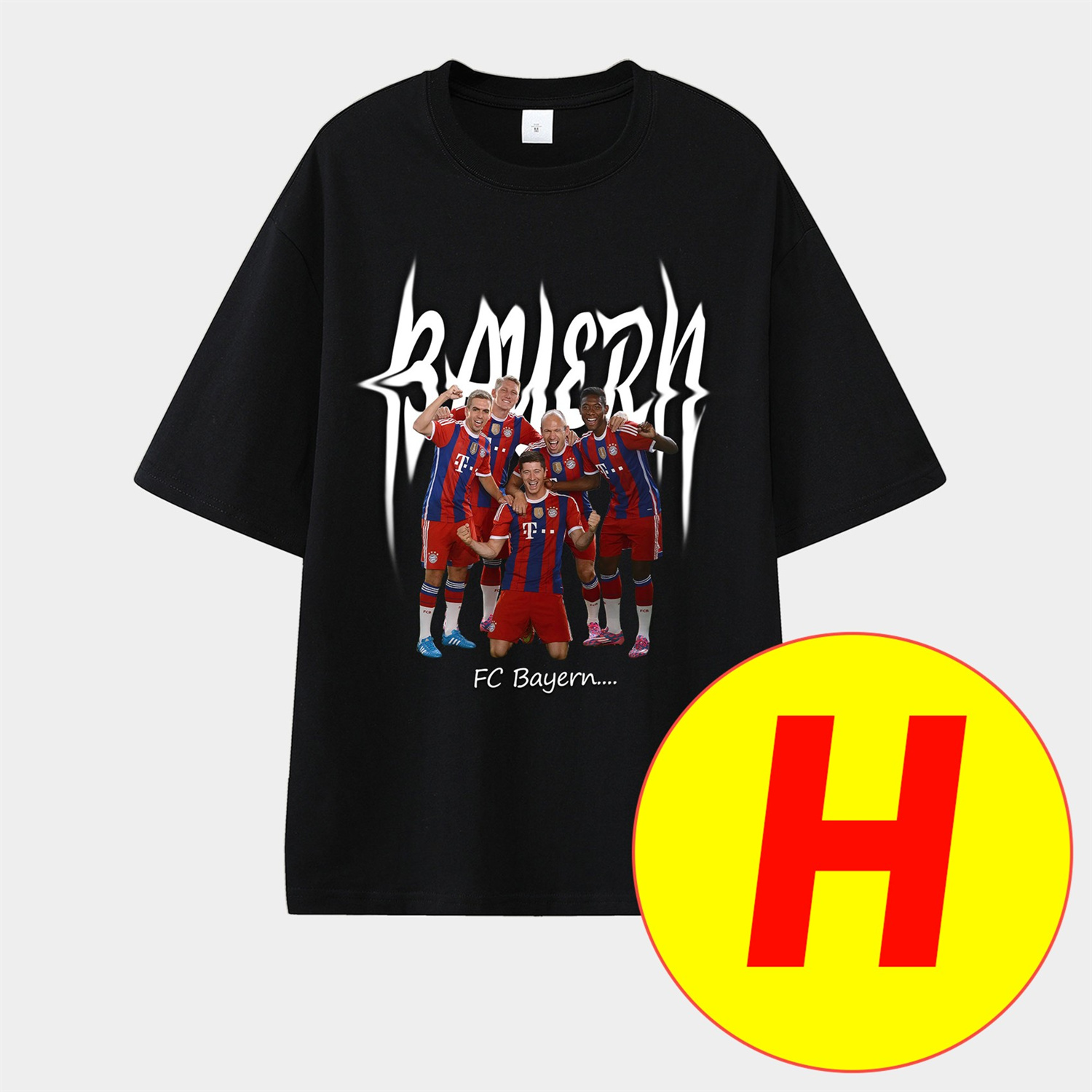 Unitedfootballkit.com | Bayern Munich Müller‘s Personal Highlights Unisex Pure Cotton T-shirt -Customize Name, Number and Patch | Worldwide Shipping