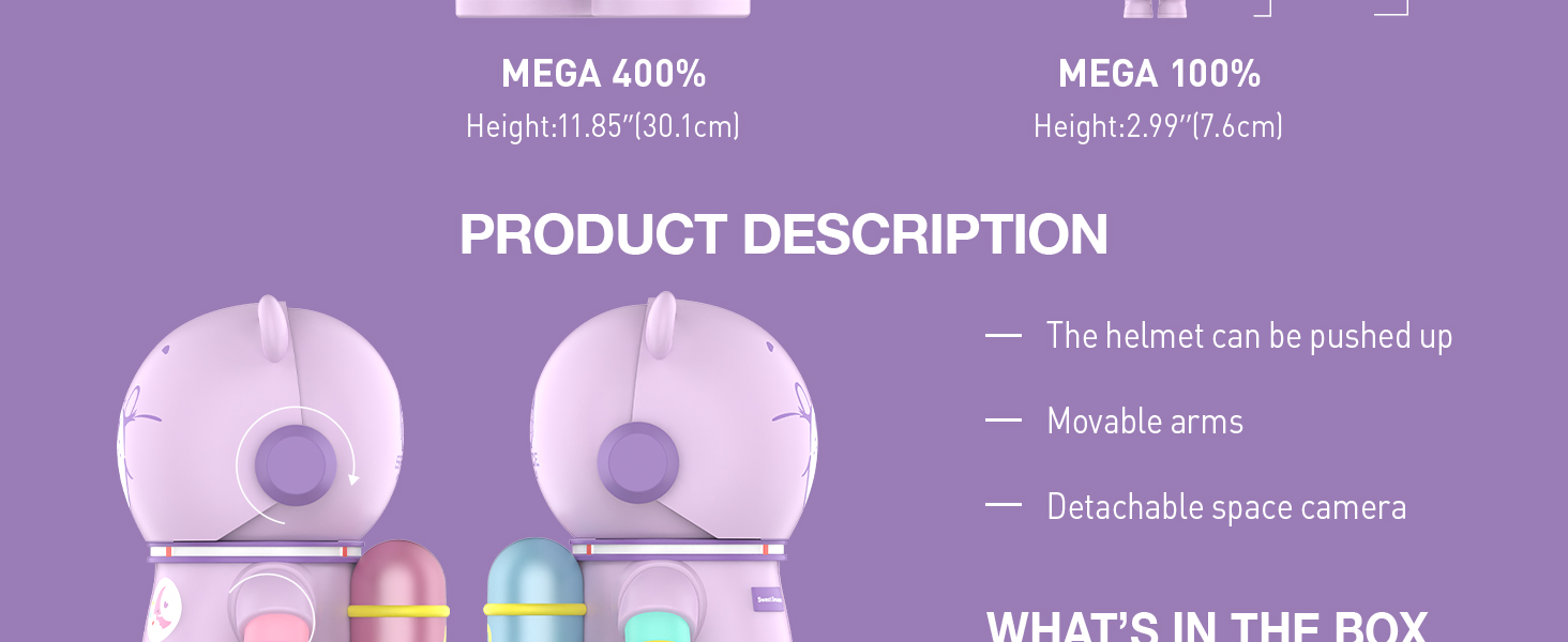 MEGA Space Molly 400%+100% Sweet Dream Bear