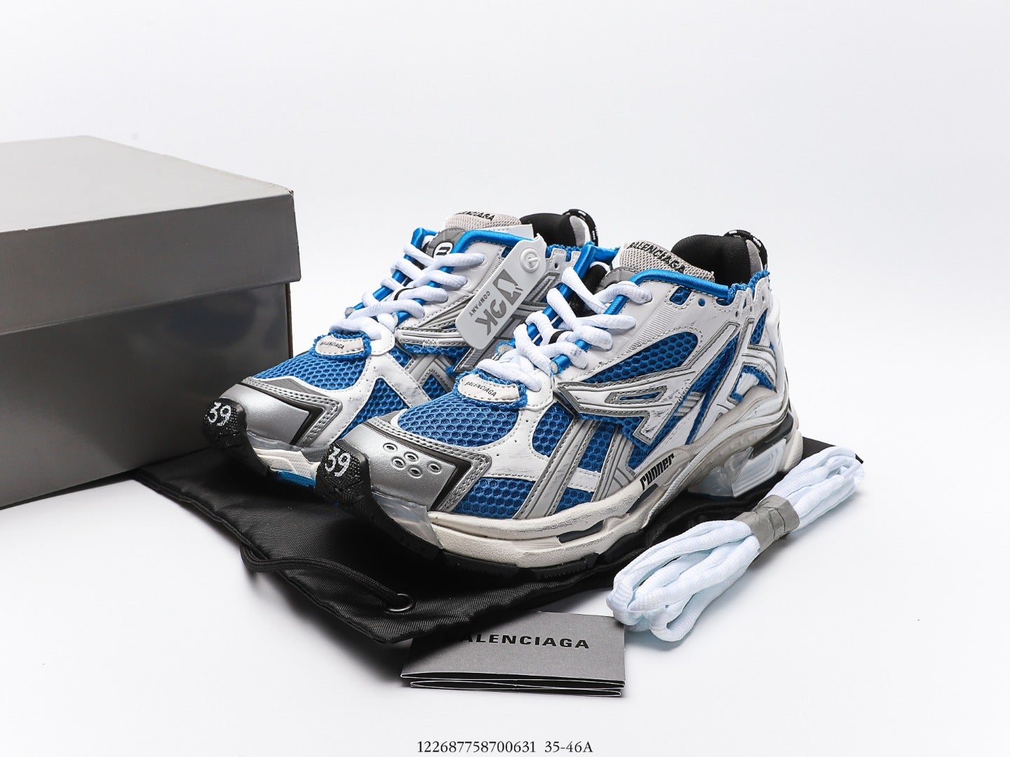 Balenciaga Runner Trainer in Blue、mysite、Cacoeks