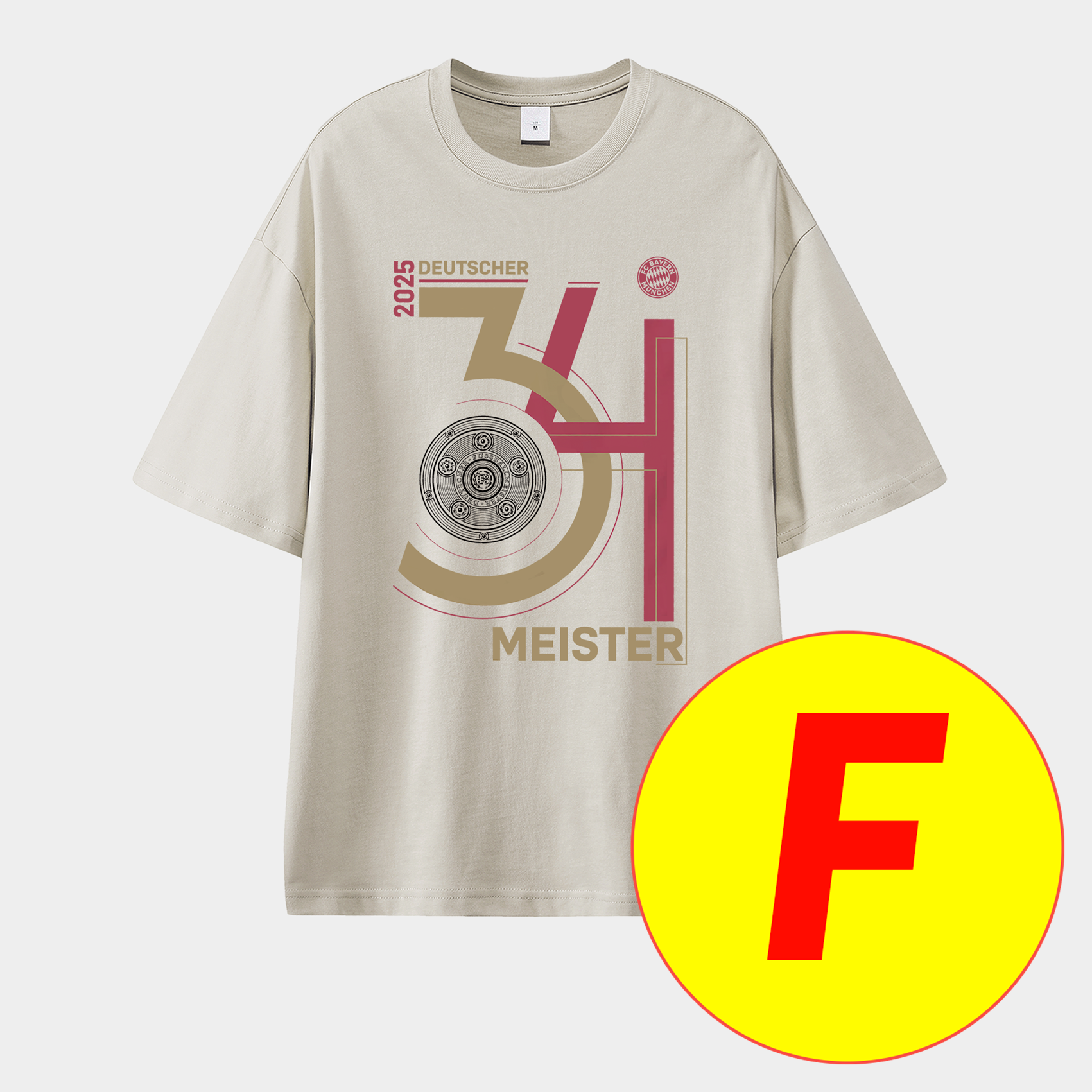 Higojerseys-Bayern Munich Bundesliga Champions Deutscher Meister 2025 Unisex Pure Cotton T-shirt