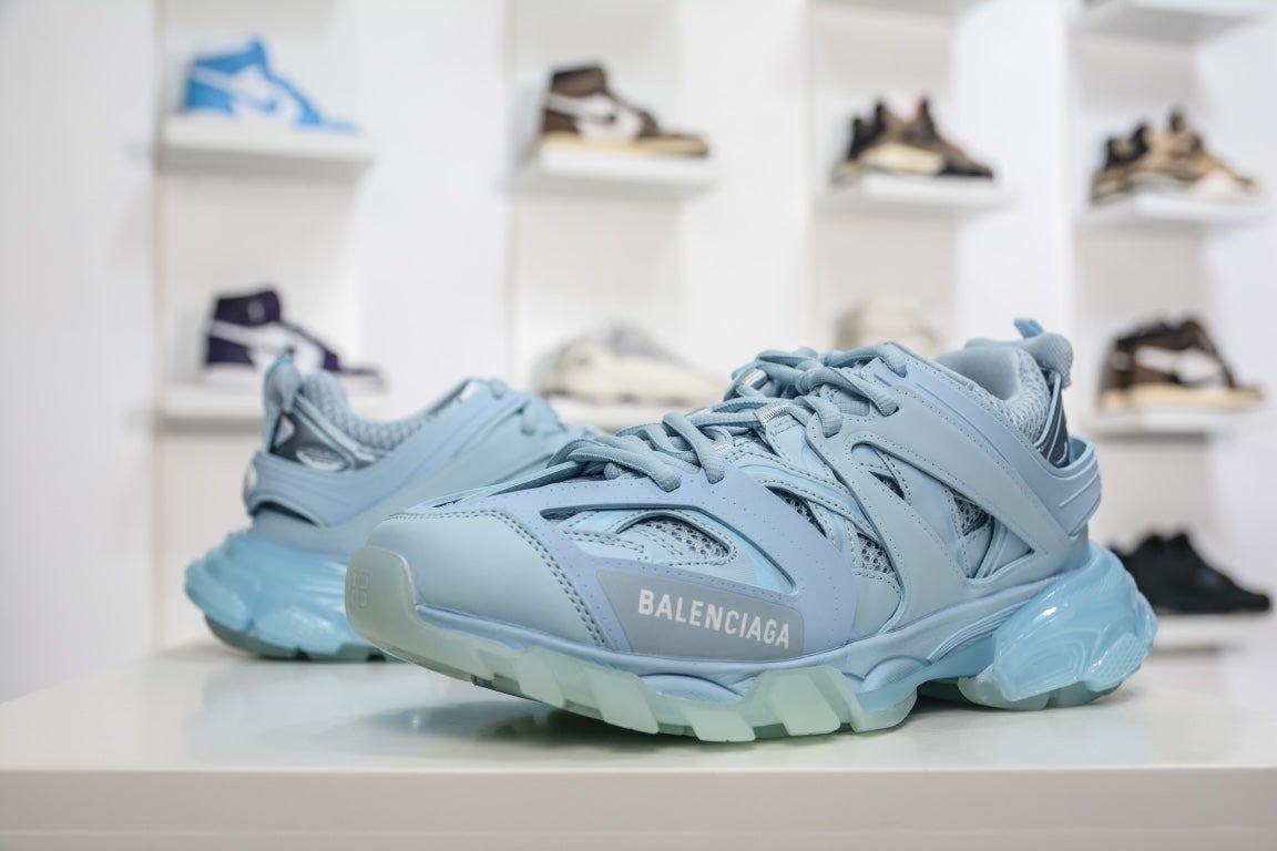 Balenciaga Track Trainer Clear Sole Light Blue、mysite、Cacoeks