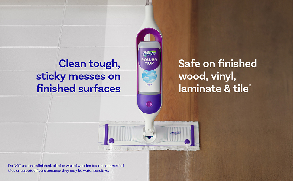 Clean tough, sticky messes on finished surfaces. Safe on finished wood, vinyl, laminate & tile.