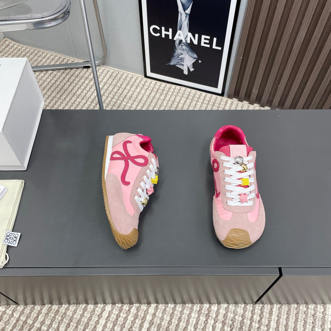 BALLET RUNNER 2.0 IN PINK PASTEL SUEDE AND LYCRA FABRIC、mysite、Cacoeks