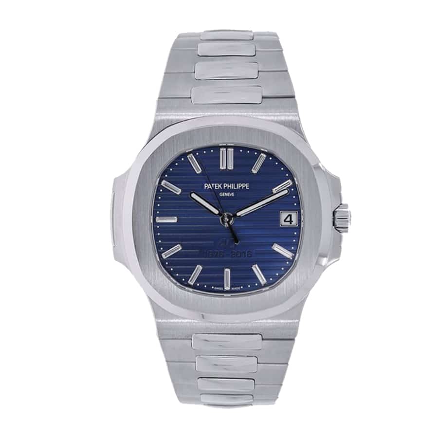 Patek Philippe Nautilus Platinum Blue Replica-fasswatch