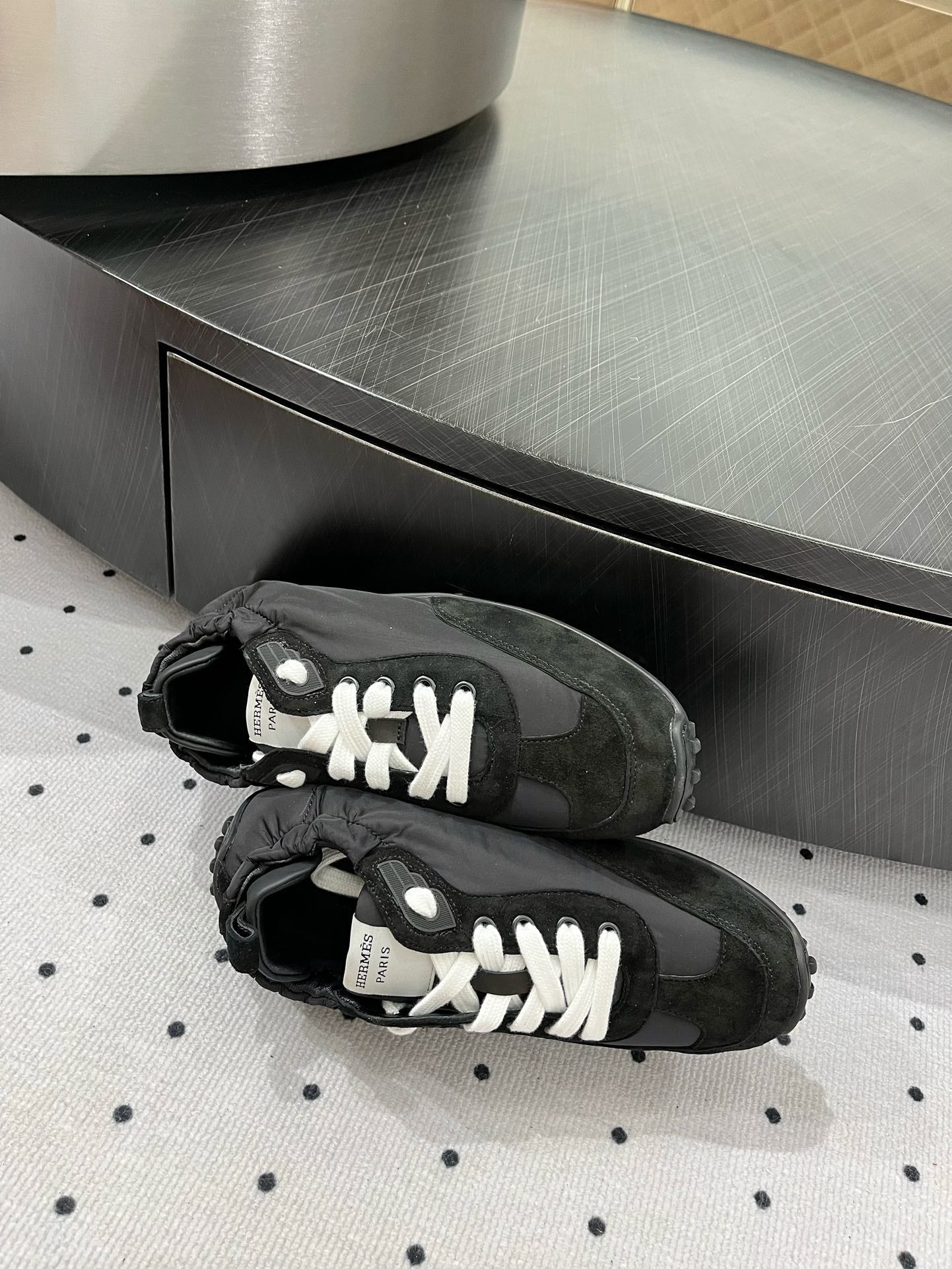 TRAIL SNEAKER IN BLACK SUEDE、mysite、Cacoeks