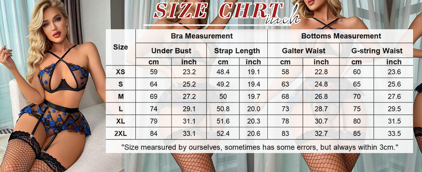 garter lingerie sets
