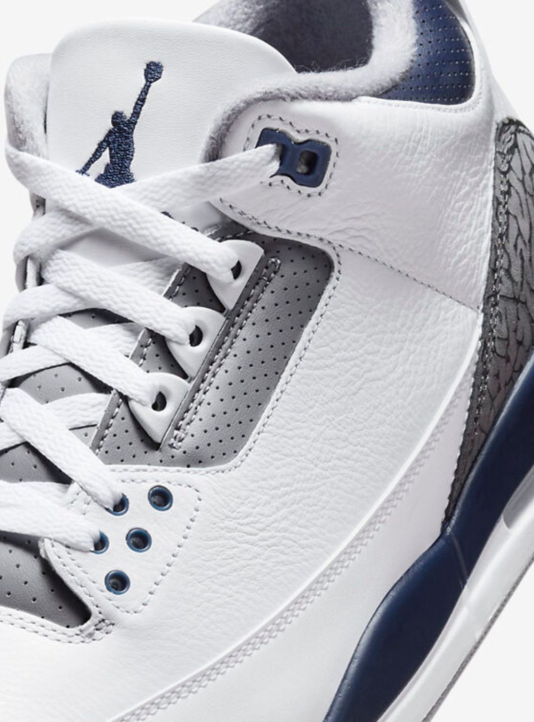 Air Jordan 3 Retro Midnight Navy、JORDAN、Cacoeks