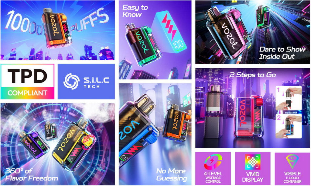 Vozol Vista Plus 10K Vape Refill Pod | Next Day Delivery