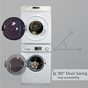 180 degrees door swing