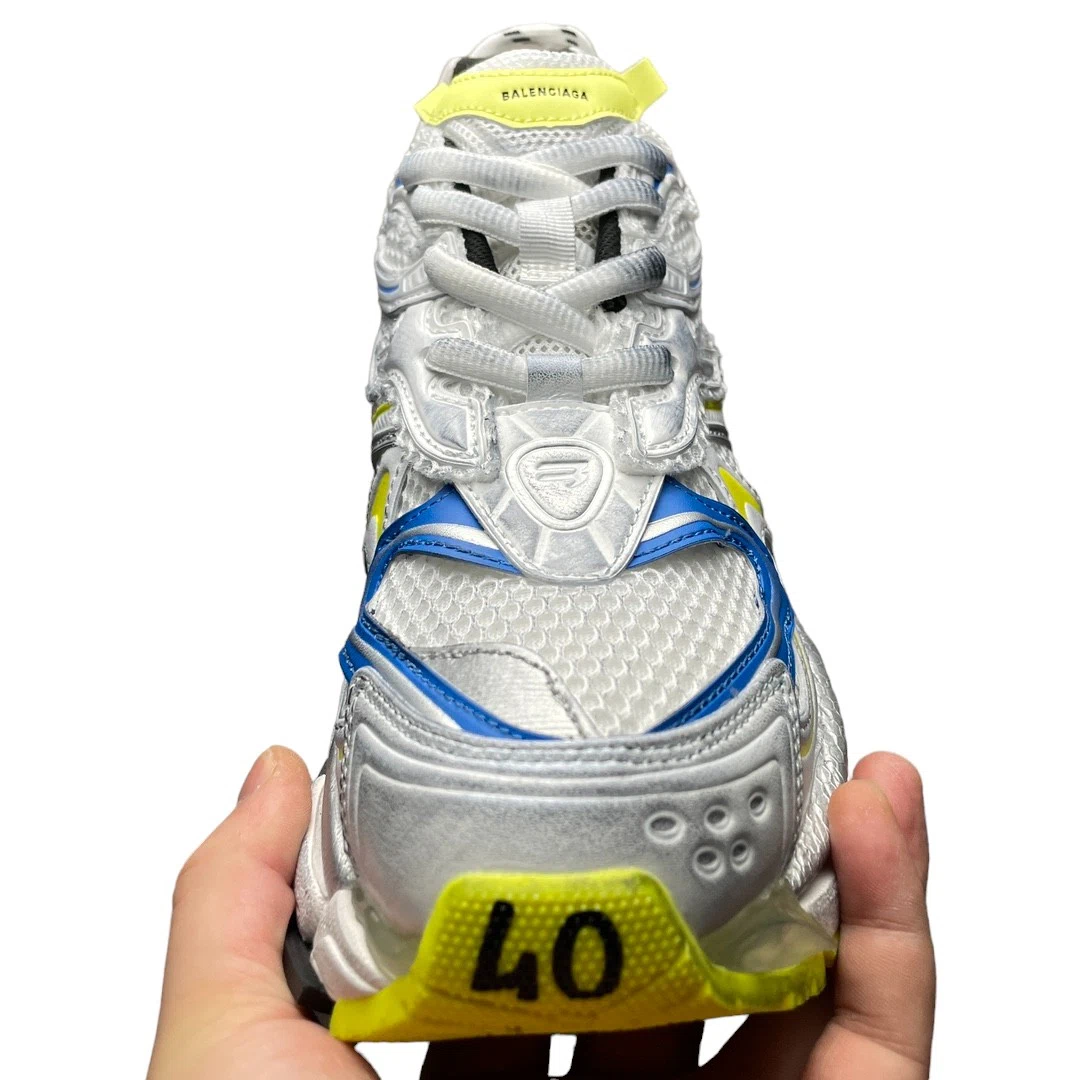 Balenciaga Runner 2.0 Sneaker In White Yellow Blue、mysite、Cacoeks