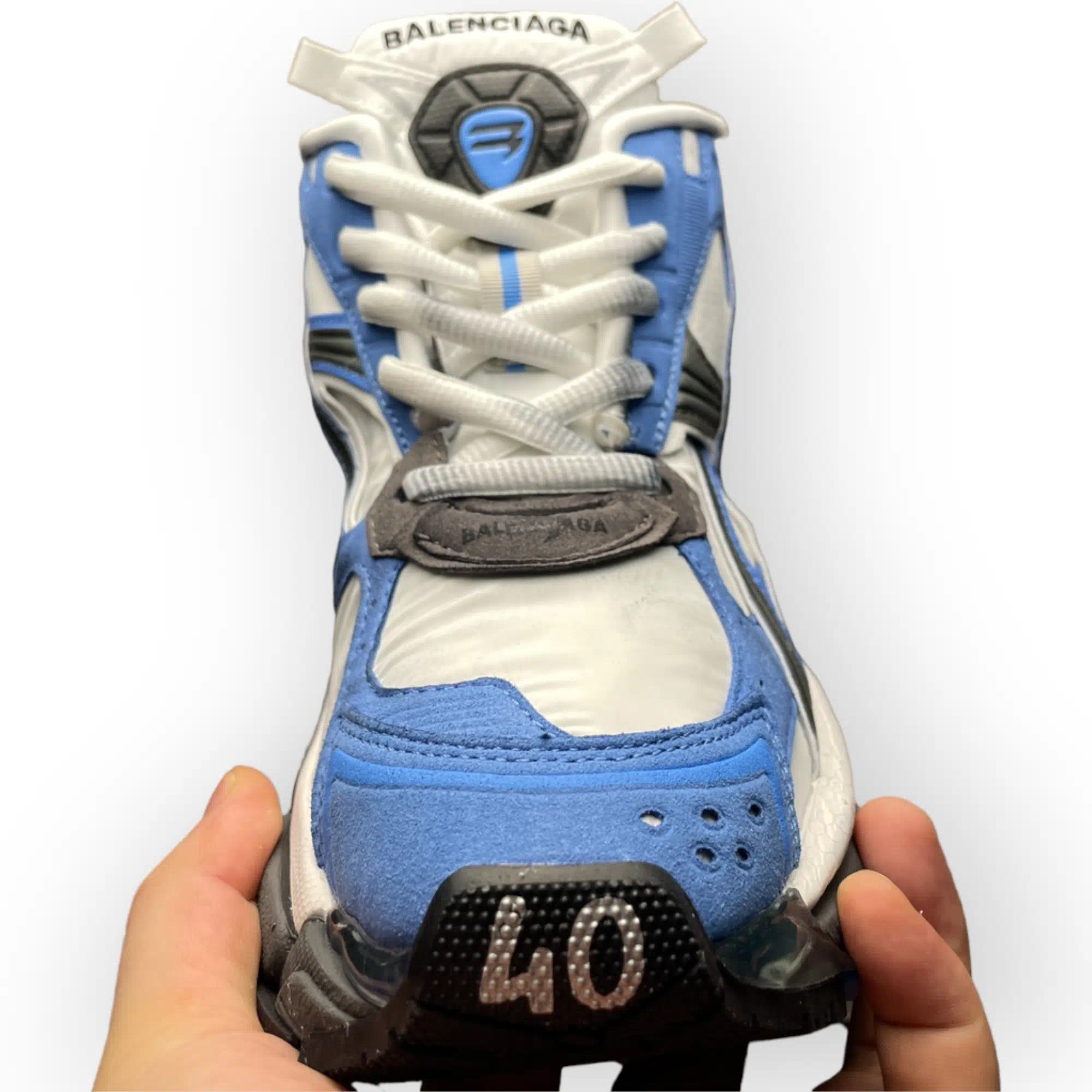 Balenciaga Runner Sneaker in Blue White Grey、mysite、Cacoeks