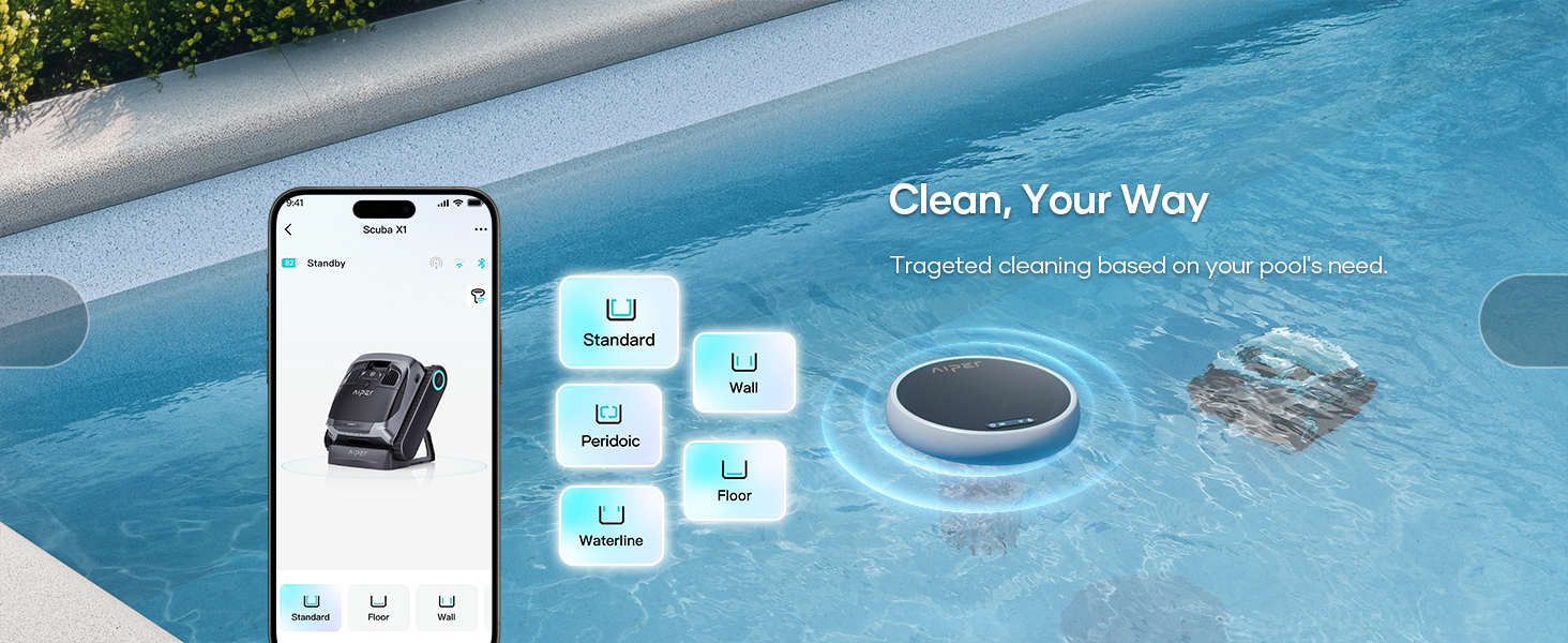 aiper cordless robotic pool cleaner for inground pools with charging dock robot vacuum cleaning