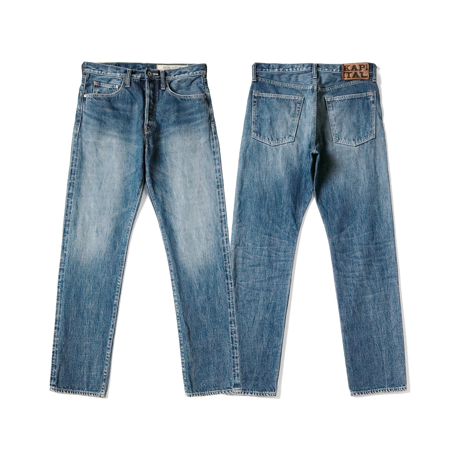 KAPITAL 13.5oz Zimbabwe Denim 5P Monkey CISCO ( Processed )  K2502LP006 