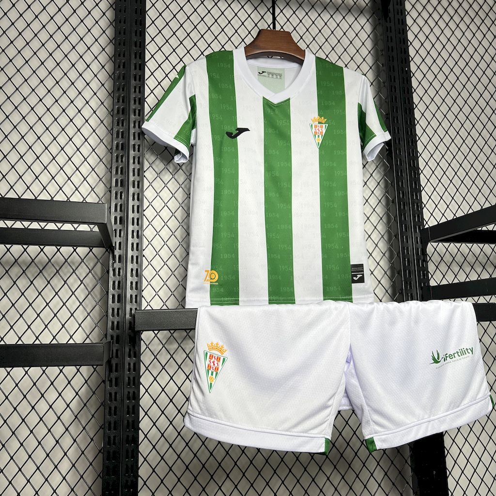 ManixJersey.com | Cordoba CF 24-25 Home Kids Kit -Customize Name, Number and Patch | Worldwide Shipping