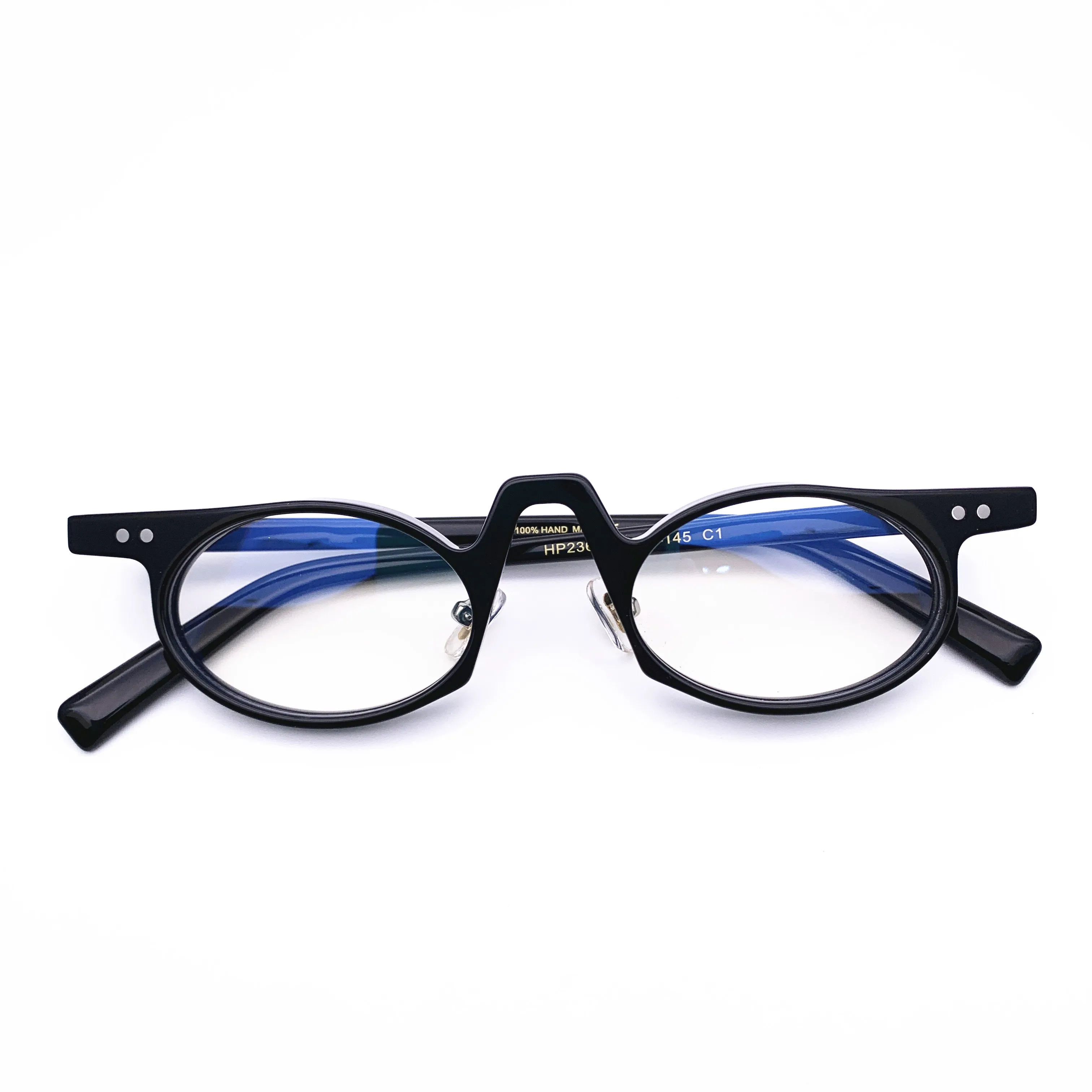 Belight Optical Acetate Round Shape Men Women Small Tiny Reading  Prescription Eyeglasses Retro Frame Eyewear HP236