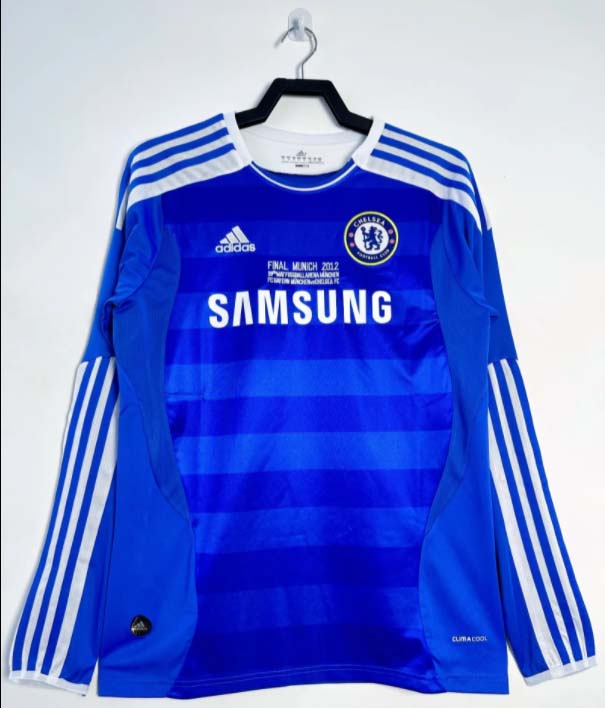 2011/2012 Retro Long Sleeve Chelsea Home Football Shirt 1:1 Thai Quality:football jersey mysite: unitedjerseyfootball 邓江浪:football