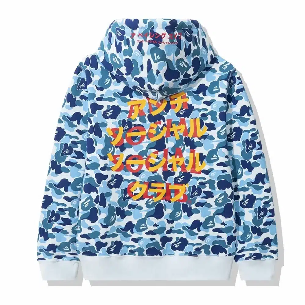 BAPE x Anti Social Social Club Camo Hoodie、mysite、Cacoeks