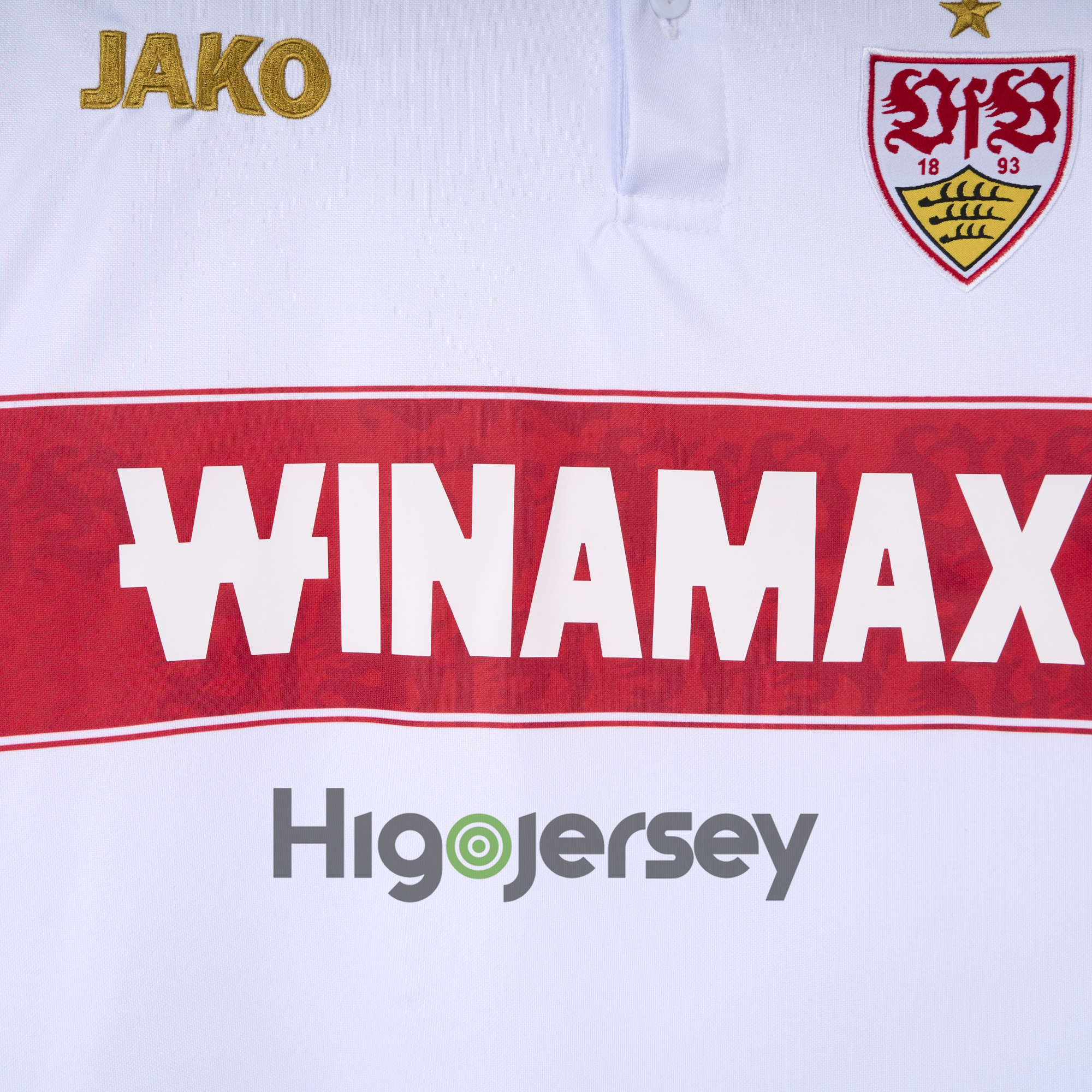 Higojerseys-VfB Stuttgart 24-25 European Home Jersey - Fans Version