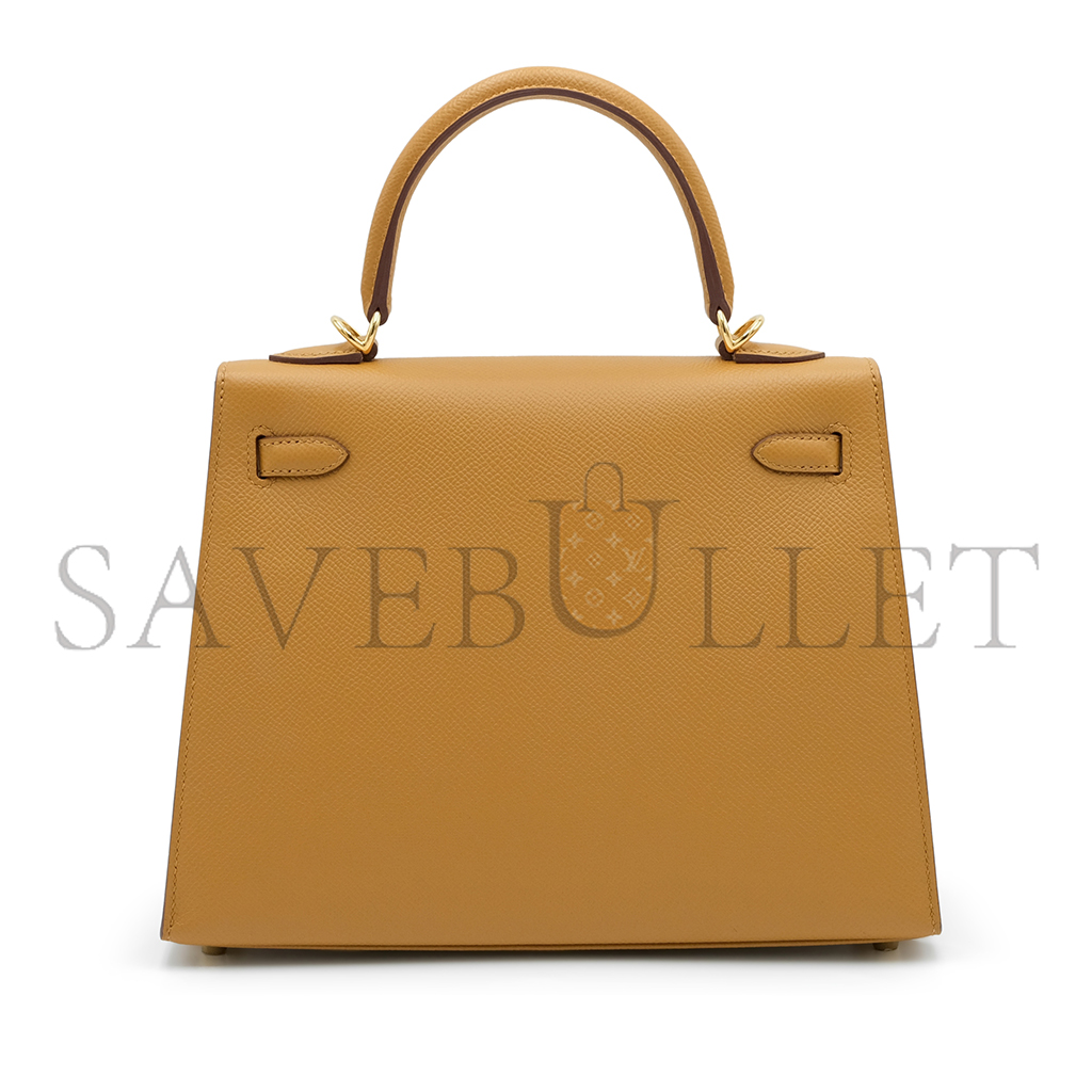 HERM�S SESAME EPSOM KELLY 28 SELLIER GOLD HARDWARE (28*22*10cm) 