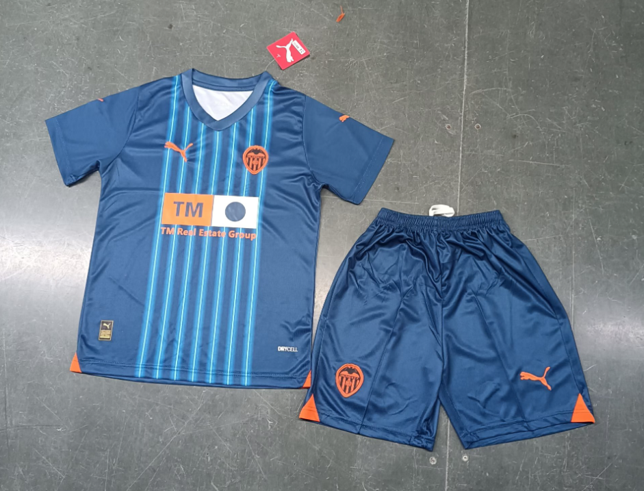 23/24 Valencia Away Football Shirt Kids Size Suit-mysite Custom Football Kit- Nextkits