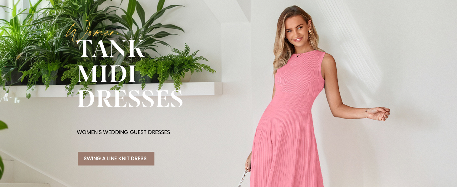 wedding guest dresses for women, sleeveless dresses for women