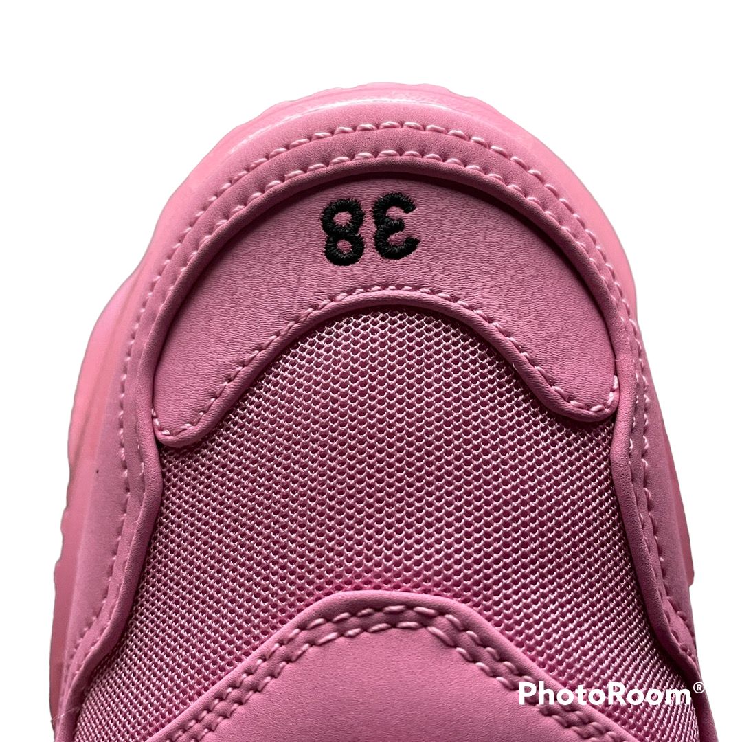 Balenciga Triple S Clear Sole Sneaker in Pink、mysite、Cacoeks