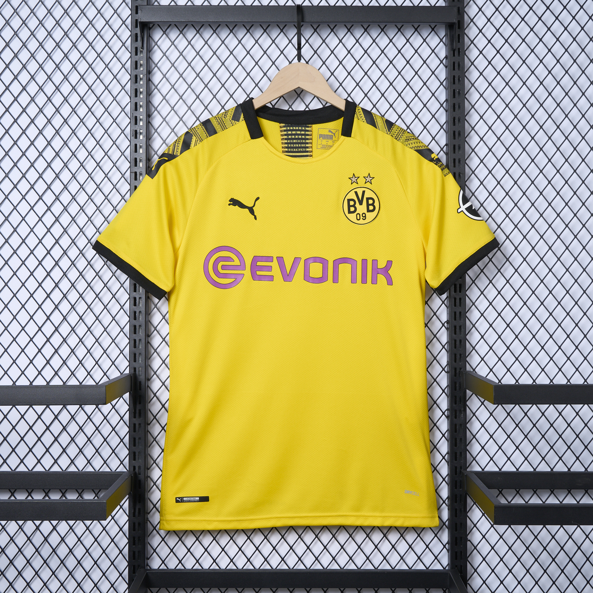 GlobeJersey-Retro Dortmund 2019-20 Home Stadium Jersey